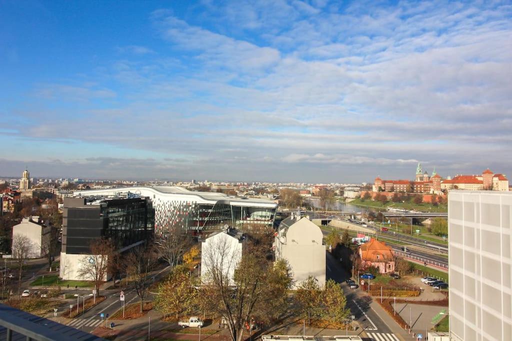 Apartament W Budynku Nad Wisla, Barska 69 Krakov Exteriér fotografie